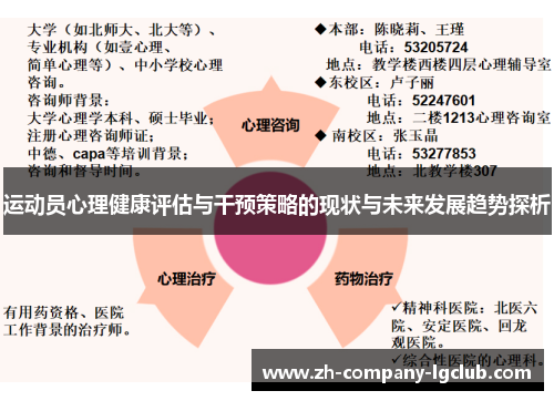 运动员心理健康评估与干预策略的现状与未来发展趋势探析